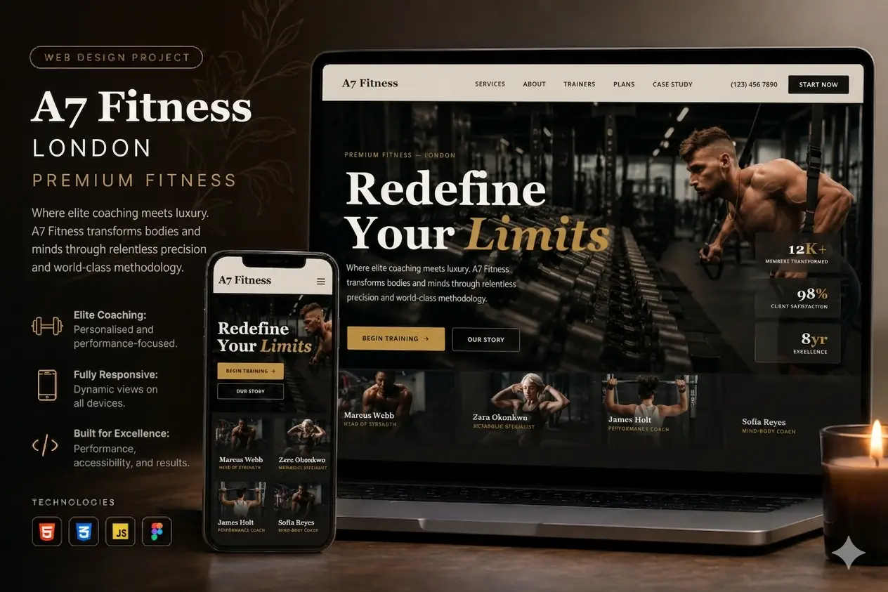 FitZone Gym Website project by Oracraft