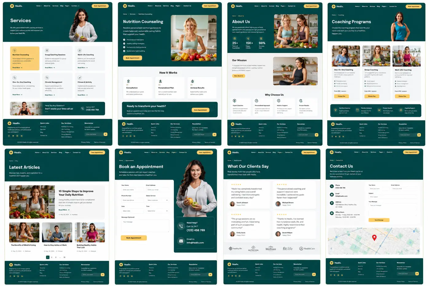 Wellness Care Website website design gallery image 1